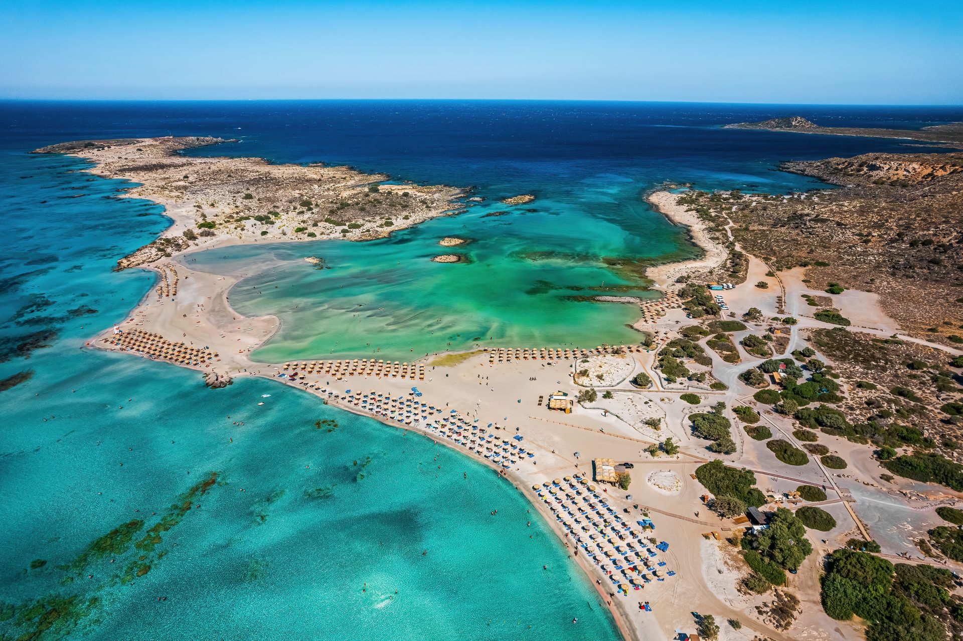 Südküste-Elafonisi Beach auf Kreta